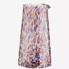 Load image into Gallery viewer, Orange & Blue Mottled Glass Water Jug