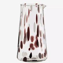 Load image into Gallery viewer, Brown Mottled Glass Water Jug
