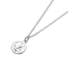 Load image into Gallery viewer, Mini Sterling Silver St Christopher on Rope Chain
