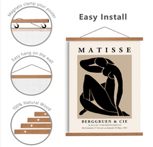 Load image into Gallery viewer, Magnetic Teak / Pine Wood Poster Frame 40cm