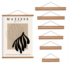 Load image into Gallery viewer, Magnetic Teak / Pine Wood Poster Frame 40cm