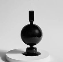 Load image into Gallery viewer, Glass Orb Blown Candlestick