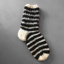 Load image into Gallery viewer, Hand-Knitted Chunky Wool Fisherman Socks
