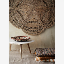Load image into Gallery viewer, Handwoven Embroidered Cotton Rug
