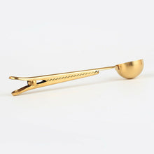 Load image into Gallery viewer, Brass Scoop Spoon with Clip
