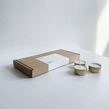 Load image into Gallery viewer, Oakwood & Tobacco Soy Wax Tealights Gift Box of 15