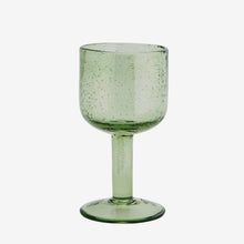 Load image into Gallery viewer, Green Wine Glass
