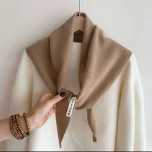 Load image into Gallery viewer, Merino Wool Triangle Scarf
