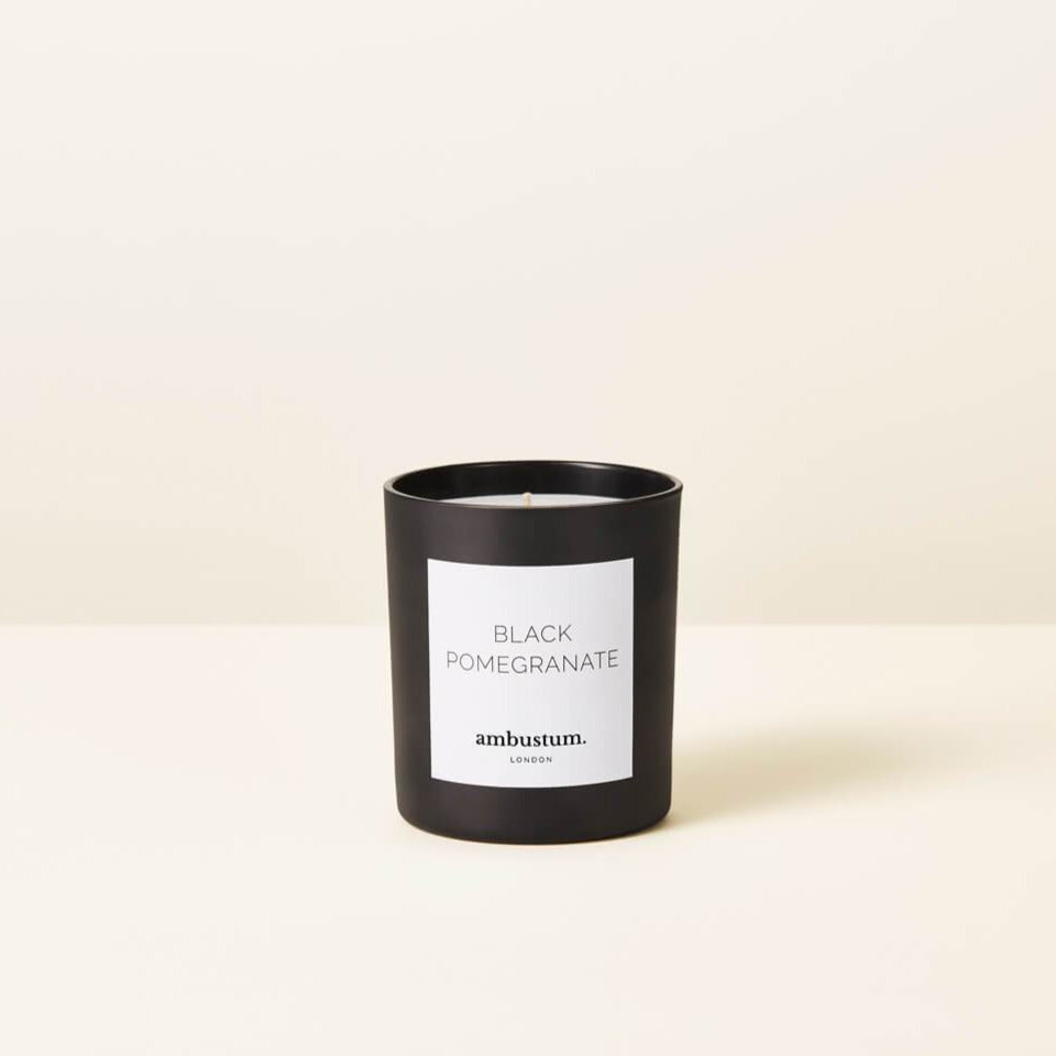 Black Pomegranate Hand-Poured Candle 170g