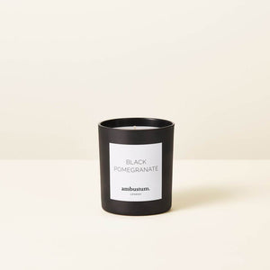 Black Pomegranate Hand-Poured Candle 220g