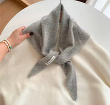 Load image into Gallery viewer, Merino Wool Triangle Scarf
