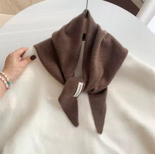 Load image into Gallery viewer, Merino Wool Triangle Scarf
