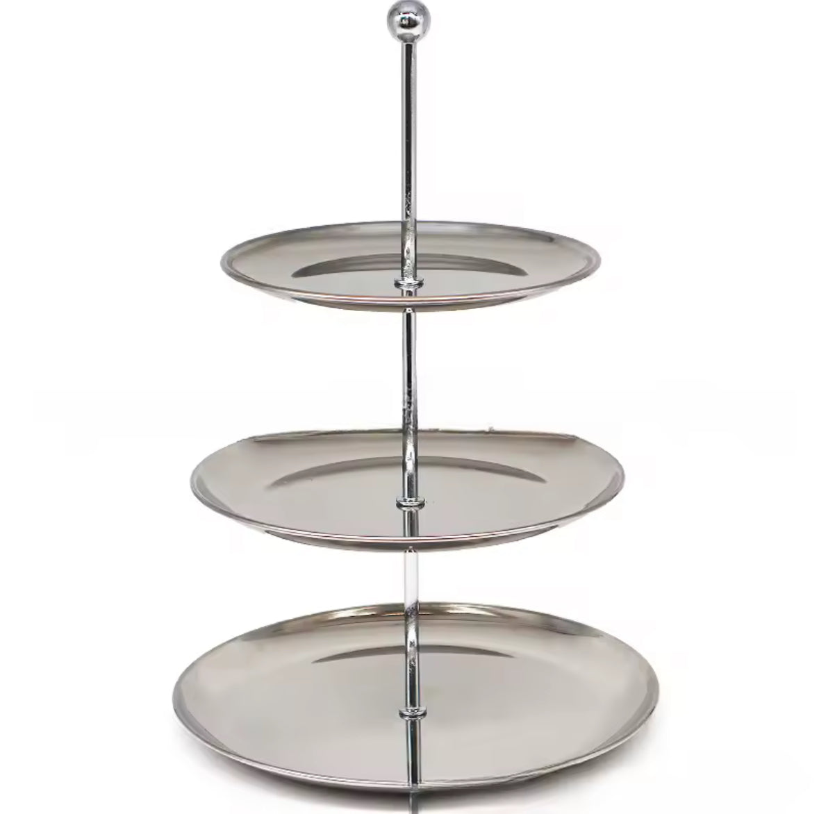 Stainless Steel Tiered Serving Plate