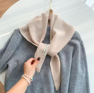 Merino Wool Triangle Scarf