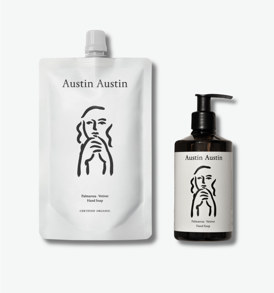 Organic Palmarosa & Vetiver Hand Soap Refill