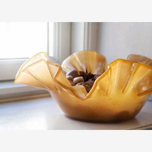 Load image into Gallery viewer, Ruffled Glass Bowl
