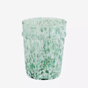 Mint Mottled Drinking Glass