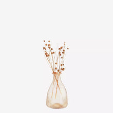 Load image into Gallery viewer, Recycled Peach Glass Stem Vase
