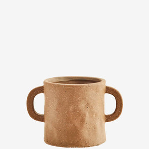 Speckled Stoneware Urn-Handle Planter