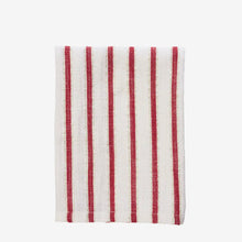 Load image into Gallery viewer, Red Stripe Cotton Tea Towel
