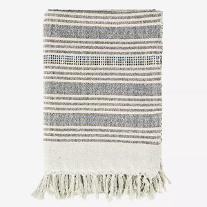 Recycled Cotton Woven Throw