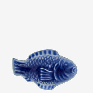 Blue Ceramic Fish Platter
