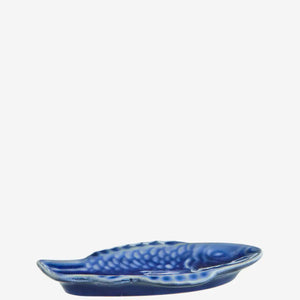 Blue Ceramic Fish Platter