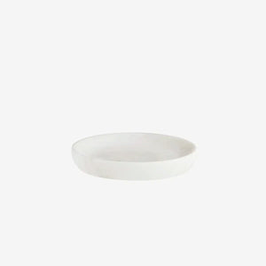 Round White Marble Dish