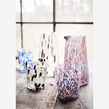 Load image into Gallery viewer, Orange &amp; Blue Mottled Glass Water Jug
