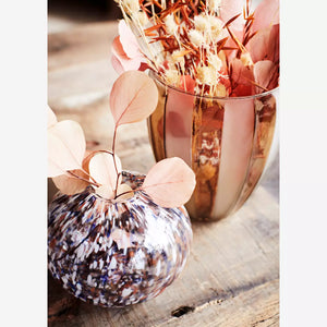 Mottled Orb Glass Vase