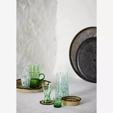 Load image into Gallery viewer, Mint Mottled Drinking Glass

