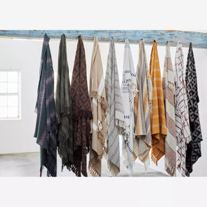Recycled Cotton Woven Throw