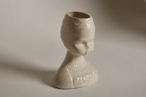Gloss Porcelain Frida Kahlo Bust Vase