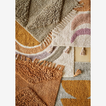 Load image into Gallery viewer, Tufted Ochre Cotton Bath Mat
