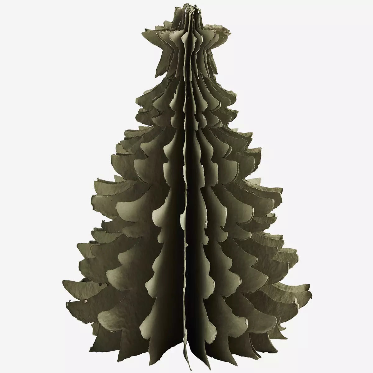 Green Standing Paper Tree Christmas Decoration -S