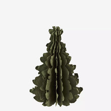 Load image into Gallery viewer, Green Standing Paper Tree Christmas Decoration -S

