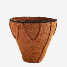 Load image into Gallery viewer, Burnt Orange Woven Seagrass Basket
