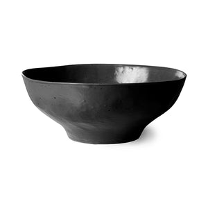 Large Black Porcelain Bowl