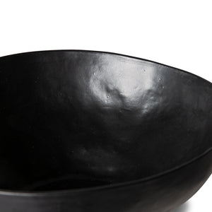 Large Black Porcelain Bowl