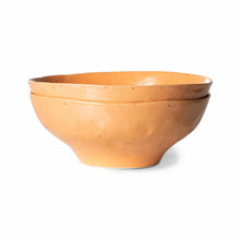 Load image into Gallery viewer, Speckled Tangerine Eggshell Glazed Bowl
