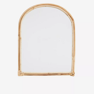 Arch Shaped Bamboo Mirror