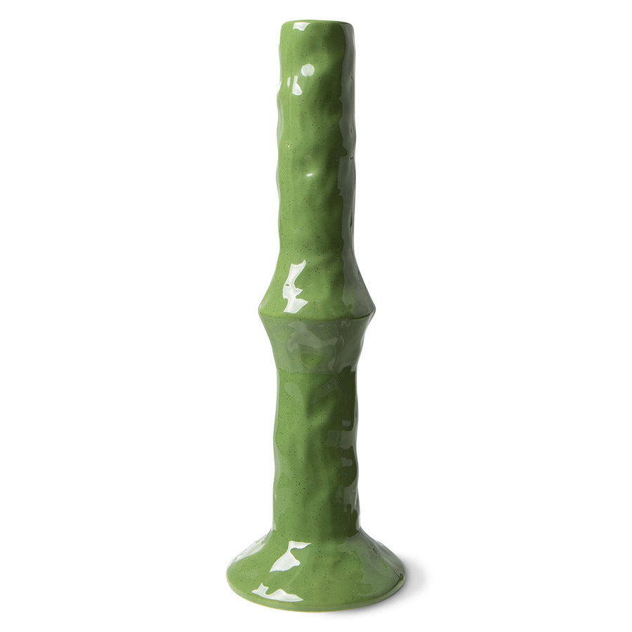 Green Ceramic Candleholder