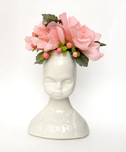 Load image into Gallery viewer, Gloss Porcelain Frida Kahlo Bust Vase
