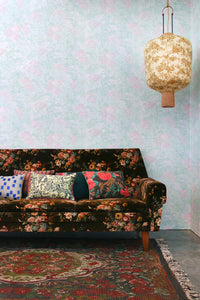 Reversible Velvet & Brush Stroke Cushion