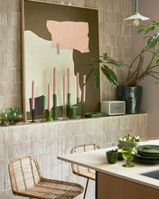Load image into Gallery viewer, Green Ceramic Candleholder
