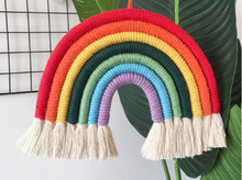 Load image into Gallery viewer, Handwoven Rainbow Wall Hanging
