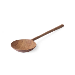Round Teak Spoon Ladle