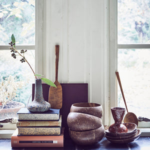 Round Teak Spoon Ladle