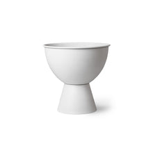 Load image into Gallery viewer, White Metal Raised Cup Planter
