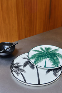 Large Black Porcelain Bowl